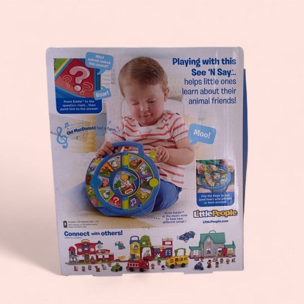 Fisher-Price Little People World of Animals See 'n Say Brand New Educational Toy - Picture 2 of 4